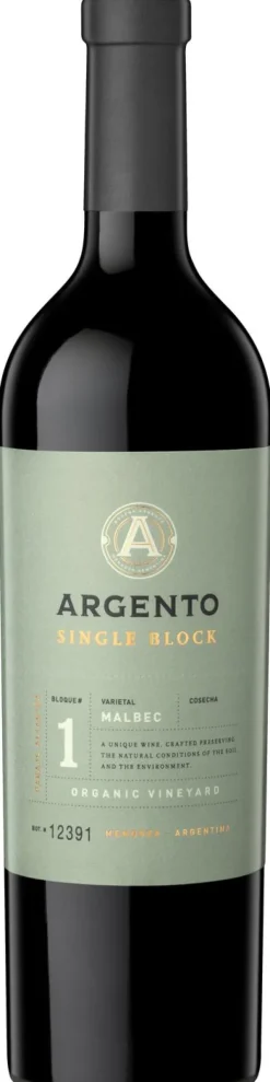Argento Single Block Malbec Bio|Bodega Argento Best