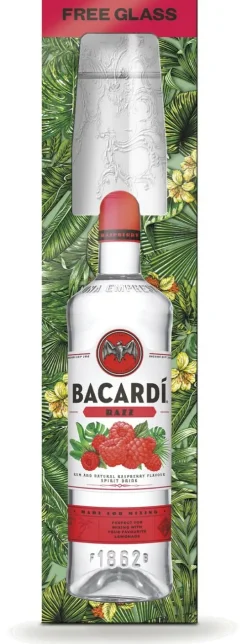 Bacardí Razz met glas|Bacardi Clearance