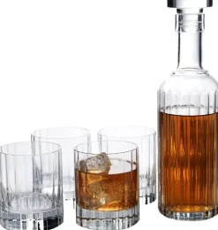 Bach Whiskyset - Karaf + 4 Tumblers|Chef & Sommelier Online