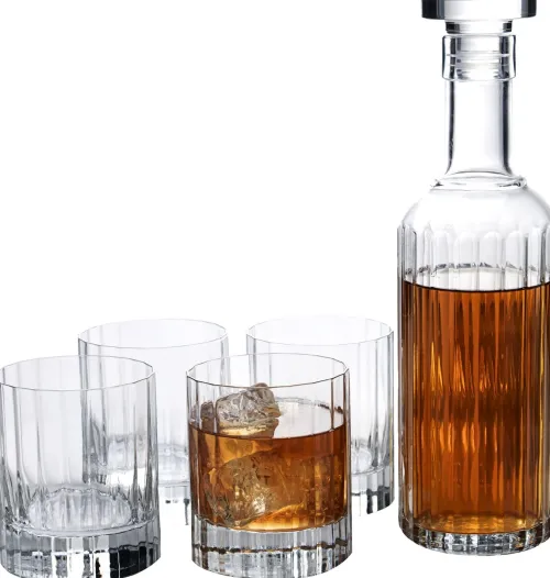 Bach Whiskyset - Karaf + 4 Tumblers|Chef & Sommelier Online