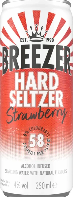 Hard Seltzer Strawberry|Breezer