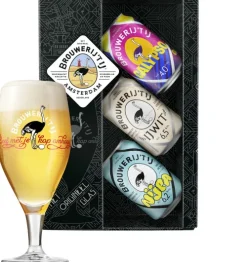 Cadeauverpakking met glas|Brouwerij 't IJ