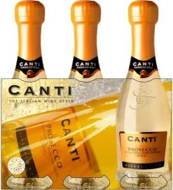 Prosecco 3x Baby Bottle Cadeauverpakking|Canti Discount