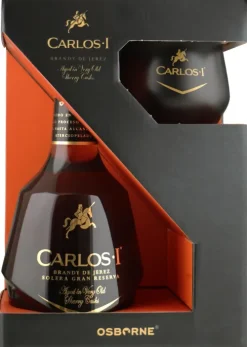 Carlos I Brandy Jerez  Cadeaupakket|Rooster & Wolf Best