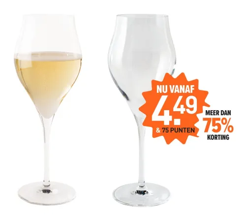 Chef & Sommelier Champagneglazen Tulp - set van 2|Chef & Sommelier Sale