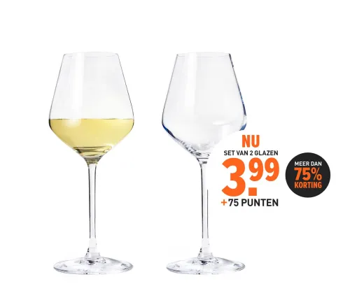 Chef & Sommelier Witte wijnglazen (38 cl) - set van 2|Chef & Sommelier Online