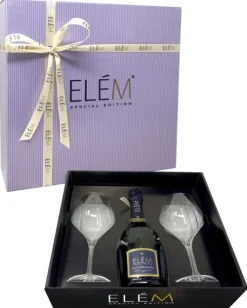 Elem Prosecco Cadeaupakket met 2 glazen|Elements of Islay Sale