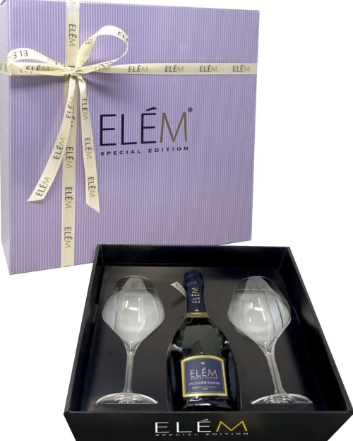 Elem Prosecco Cadeaupakket met 2 glazen|Elements of Islay Sale