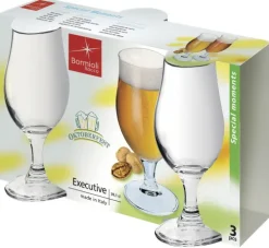 Executive Bierglas 37,5CL - set van 3|Luigi Bormioli Clearance