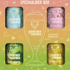 Gebrouwen door Vrouwen Cadeauverpakking met Glas|Gebrouwen door Vrouwen Sale