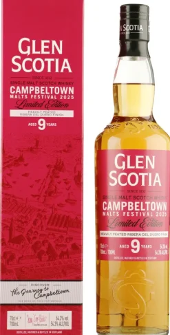 GLEN SCOTIA 9YO Campbeltown Malts Festival 2025 C.Str.|Glen Scotia