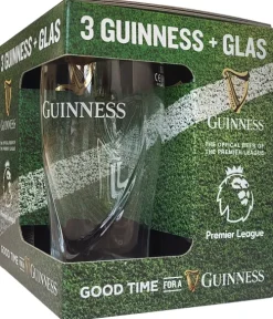 Guinness Draught Stout Premier League Cadeauverpakking met Glas|Wilderen Best