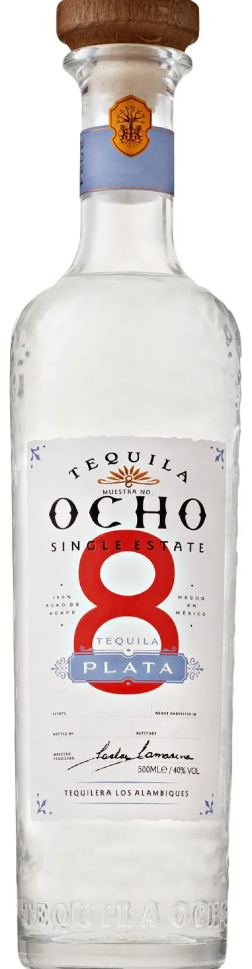 Blanco Tequila|Ocho Hot