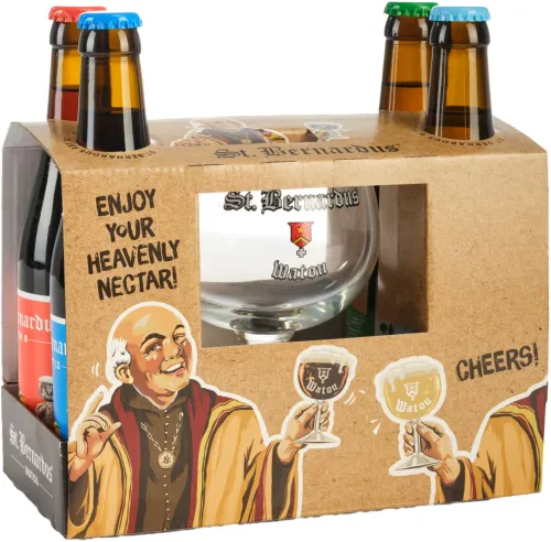 St. Bernardus Cadeaupakket met glas|St. Bernardus Sale