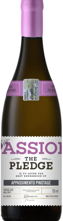 The Pledge Our Passion Appassimento Pinotage 2021|The Pledge Discount
