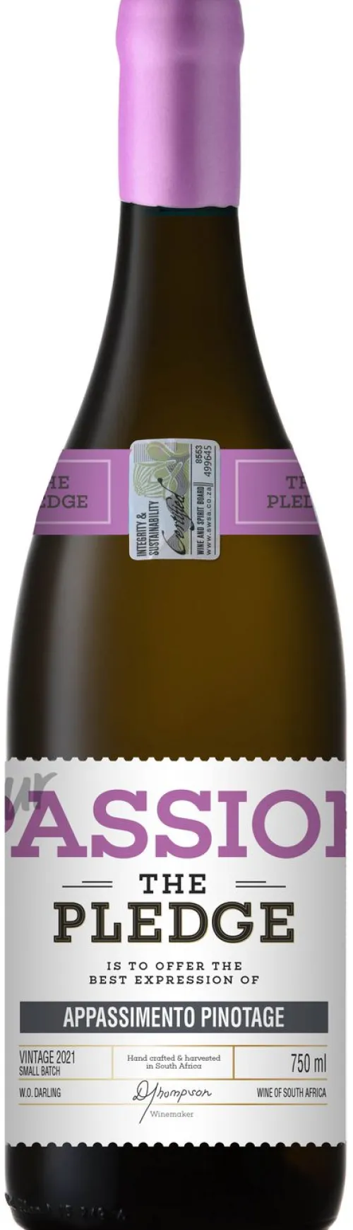 The Pledge Our Passion Appassimento Pinotage 2021|The Pledge Discount