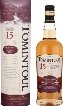15 years Old Portwood Finish|Tomintoul Hot
